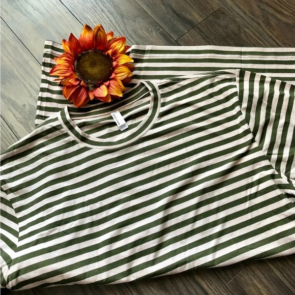 🦋B2G1🦋AMERICAN APPAREL Striped T-Shirt | 3XL | - Picture 5 of 6